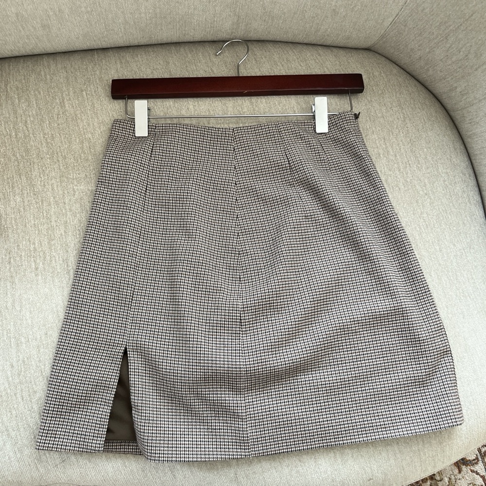 Oak and Fort Plaid Mini Skirt